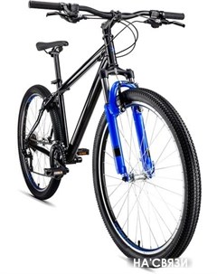 Велосипед Sporting 27 5 1 0 черный голубой 2019 Forward