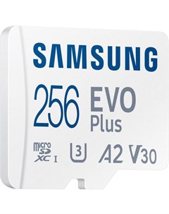 Карта памяти EVO Plus 2021 microSDXC 256GB с адаптером Samsung