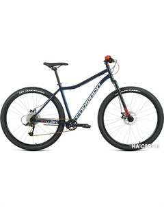 Велосипед Sporting 29 X р 19 2021 темно синий Forward
