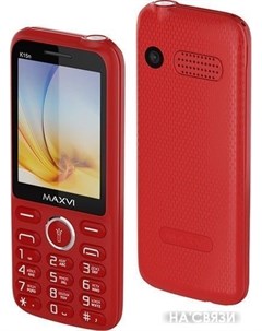 Мобильный телефон K15n красный Maxvi