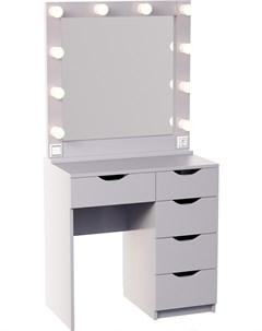 Туалетный столик с зеркалом SV 25 с подсветкой Мир мебели