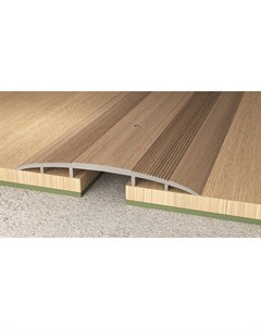 Порог алюм п/к 60мм 0,9 дуб медовый Domoletti