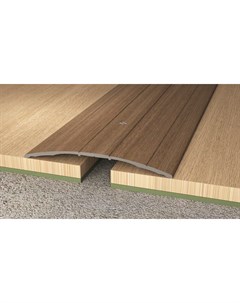 Порог алюм п/к 60мм 0,9 дуб тёмный Domoletti