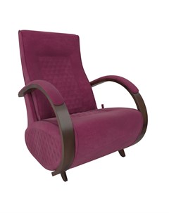 Кресло глайдер модель balance 3 с накладками розовый 70x105x84 см Комфорт