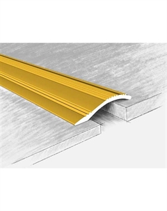 Порог алюм. п/кругл 39мм/0-16мм/0,9м золото №3326-02K Ктм-2000