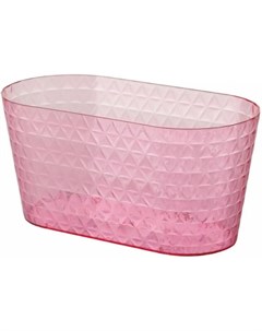 Кашпо Diament Petit 3796 T10 розовый Formplastic