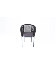 Плетеный стул марсель серый 57x80x62 см Outdoor