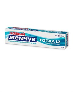 Новый жемчуг Зубная паста Тотал 12 нежное отбеливание 100 МЛ Невская косметика