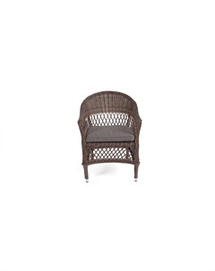 Плетеный стул сицилия коричневый 59x82x64 см Outdoor