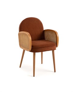 Кресло столовое buisseau коричневый 50x86x60 см Laredoute
