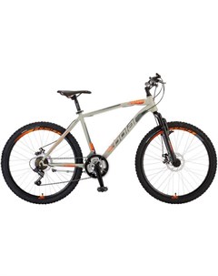 Велосипед Wizard 2 0 XXL 2020 серебристый оранжевый Polar