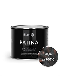 Краска по ржавчине Patina термостойкая медь 0 2кг Elcon