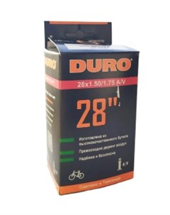 Камера для велосипеда 28 28х1 75 A V Dhb01010 Duro