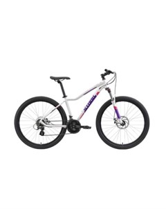 Велосипед viva 27 2 hd 2021 16 белый фиолетовый Stark