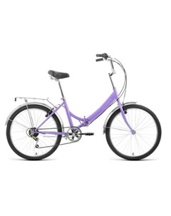 Велосипед valencia 24 1 0 2022 фиолетовый зеленый Forward