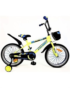 Детский велосипед sport 18 желтый Favorit