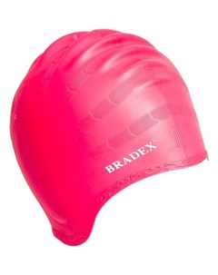 Шапочка для плавания sf 0302 розовый Bradex
