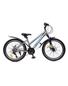 Велосипед colibri h 24 серый синий Greenway