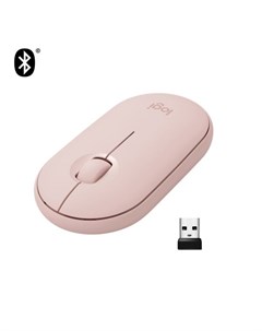 Мышь m350 pebble l910 005717 розовый Logitech