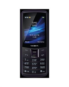 Мобильный телефон tm d328 black Texet