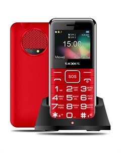 Мобильный телефон tm b319 красный Texet