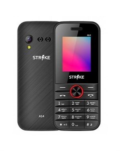 Мобильный телефон a14 черный красный Strike