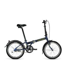 Велосипед enigma 20 1 0 2021 1bkw1c401003 синий зеленый Forward