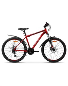 Велосипед quest disc 26 р 16 2022 красный черный Aist
