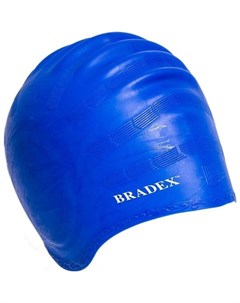 Шапочка для плавания sf 0301 синий Bradex