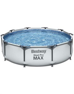 Каркасный бассейн steel pro max 56408 305х76 с фильтр насосом Bestway