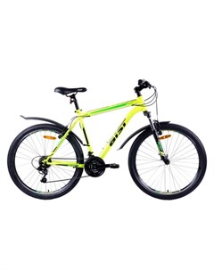Велосипед quest disc 26 р 18 2022 желтый зеленый Aist