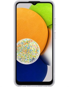 Чехол для телефона Galaxy A03 Soft Clear Cover прозрачный EF QA035TTEGRU Samsung