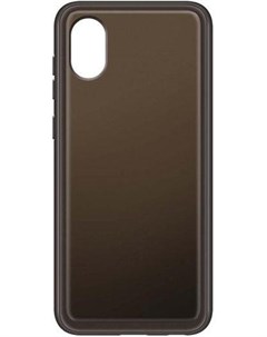 Чехол для телефона Galaxy A03 Core Soft Clear Cover черный EF QA032TBEGRU Samsung