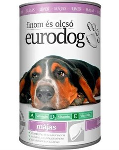 Корм для собак консервы с печенью 415 г Eurodog