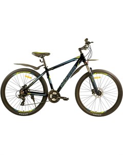 Велосипед Nevada 29 р 18 черный зеленый серый Pioneer