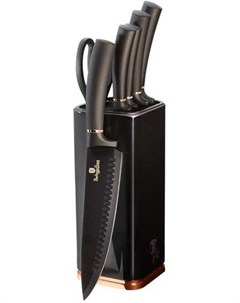 Кухонный нож и ножницы BH 2422 Black Rose Collection 7пр Berlinger haus
