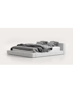 Кровать двуспальная tetris bed 180 200 серый 220x60x240 см Bino-home