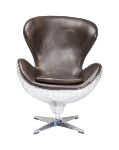 Кресло вращающееся soho big boss коричневый 80x105x80 см Kare