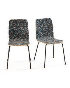 Комплект из 2 стульев jane серый 51x86x75 см Laredoute