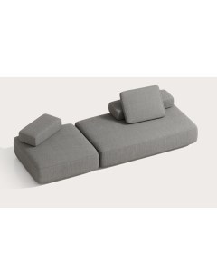 Модульный диван plain sofa a серый 280x58x105 см Bino-home