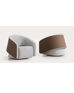 Кресло round armchair серый 75x80x80 см Bino-home