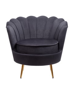 Кресло pearl black черный 85x75x75 см Mak-interior