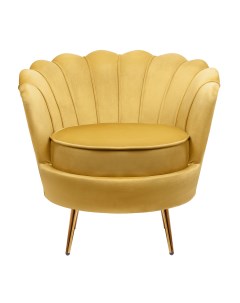 Кресло pearl yellow желтый 85x75x75 см Mak-interior