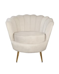 Кресло pearl beige бежевый 85x75x75 см Mak-interior
