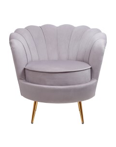 Кресло pearl grey серый 85x75x75 см Mak-interior