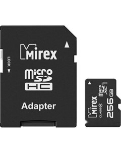 Карта памяти microsdxc 13613 ad3uh256 256gb с адаптером Mirex