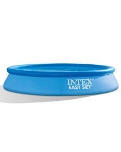 Надувной бассейн easy set 28118np 305x61 с фильтром и насосом Intex