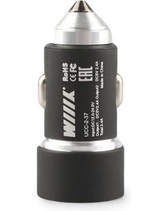 Зарядное устройство UCC 2 37 2 4A 2 4A универсальное черный Wiiix