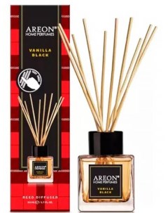 Диффузор Home Perfume Sticks Reed Diffusers Vanilla Black 50 мл Areon