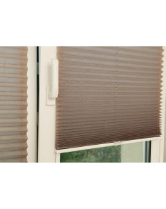 Штора плиссир. СПШ-35201 62/160 Crush тауп РБ Delfa